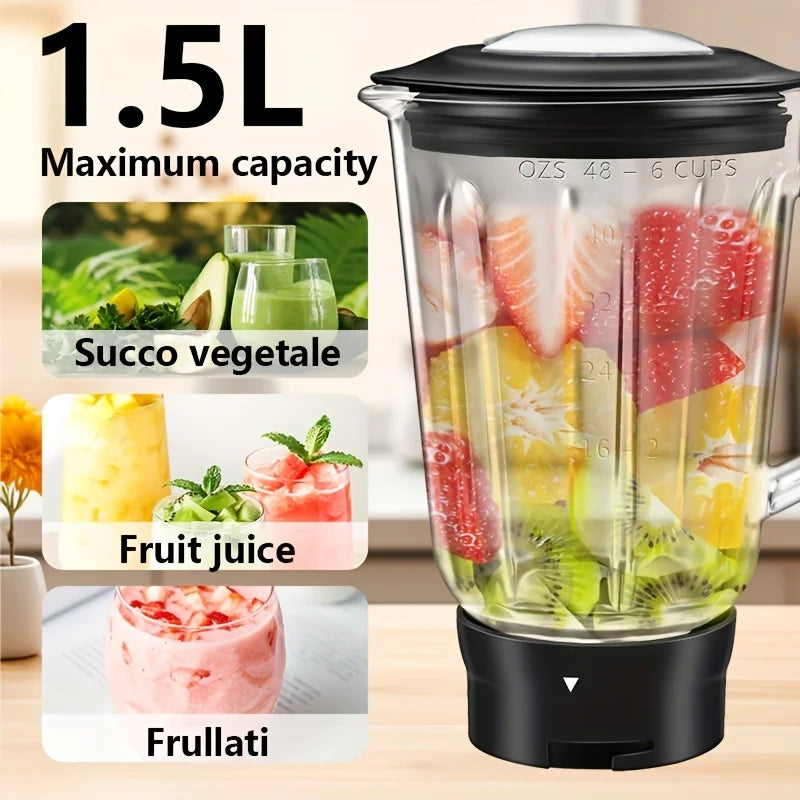 Electric Vertical Mixer 400W 6-Speed Pulse Button With Attachments