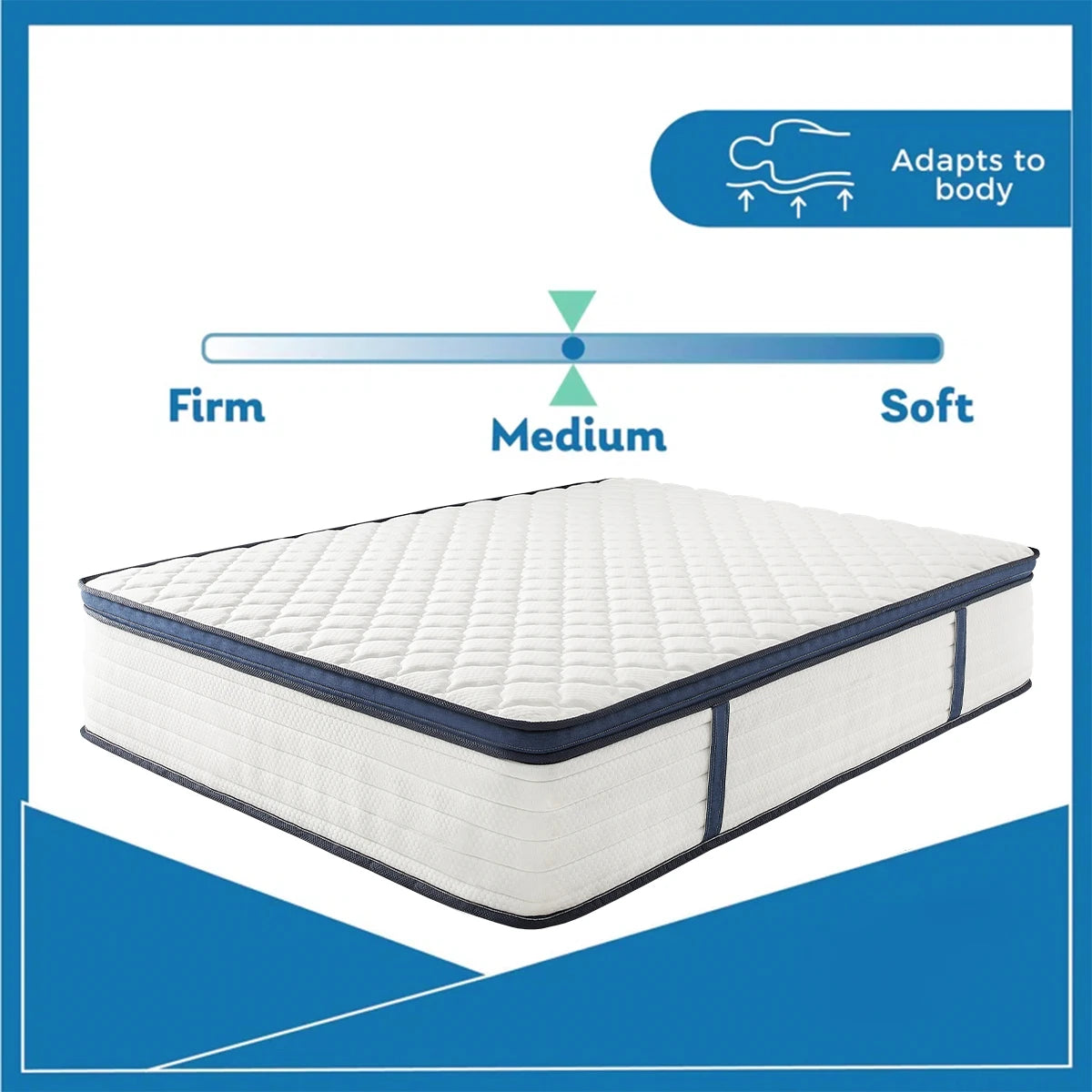 Amztree Gel Memory Foam Hybrid Mattress Pressure Relief Motion Isolation