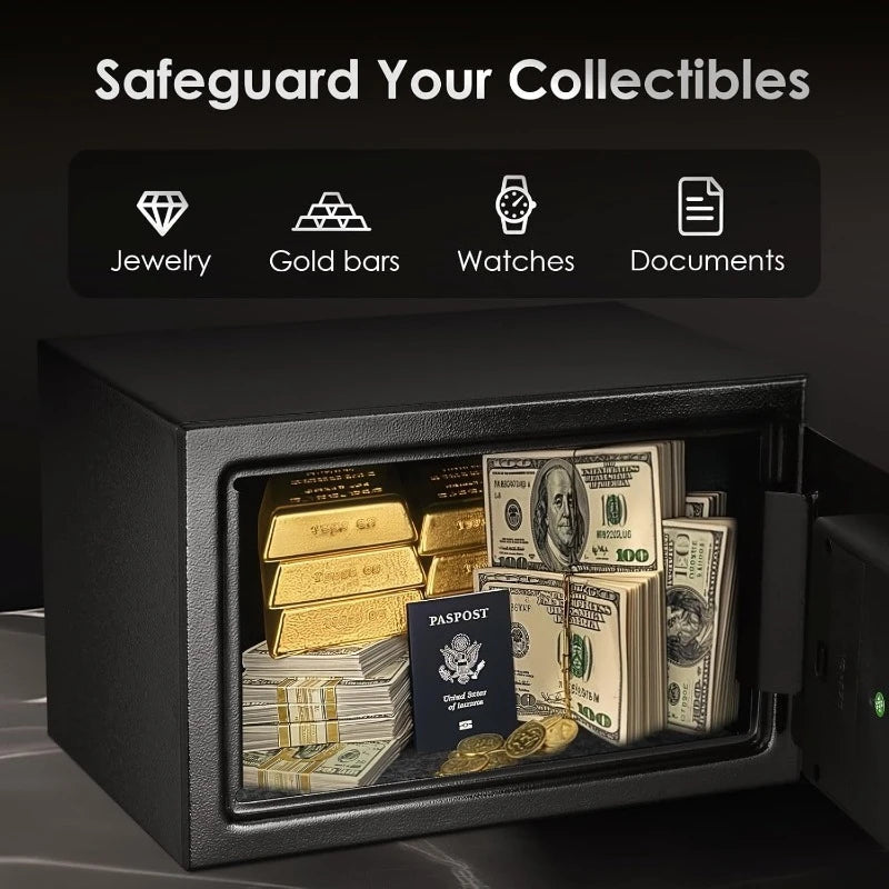 Hign-Concerned Dorm Safe With Fireproof Bag And Keypad