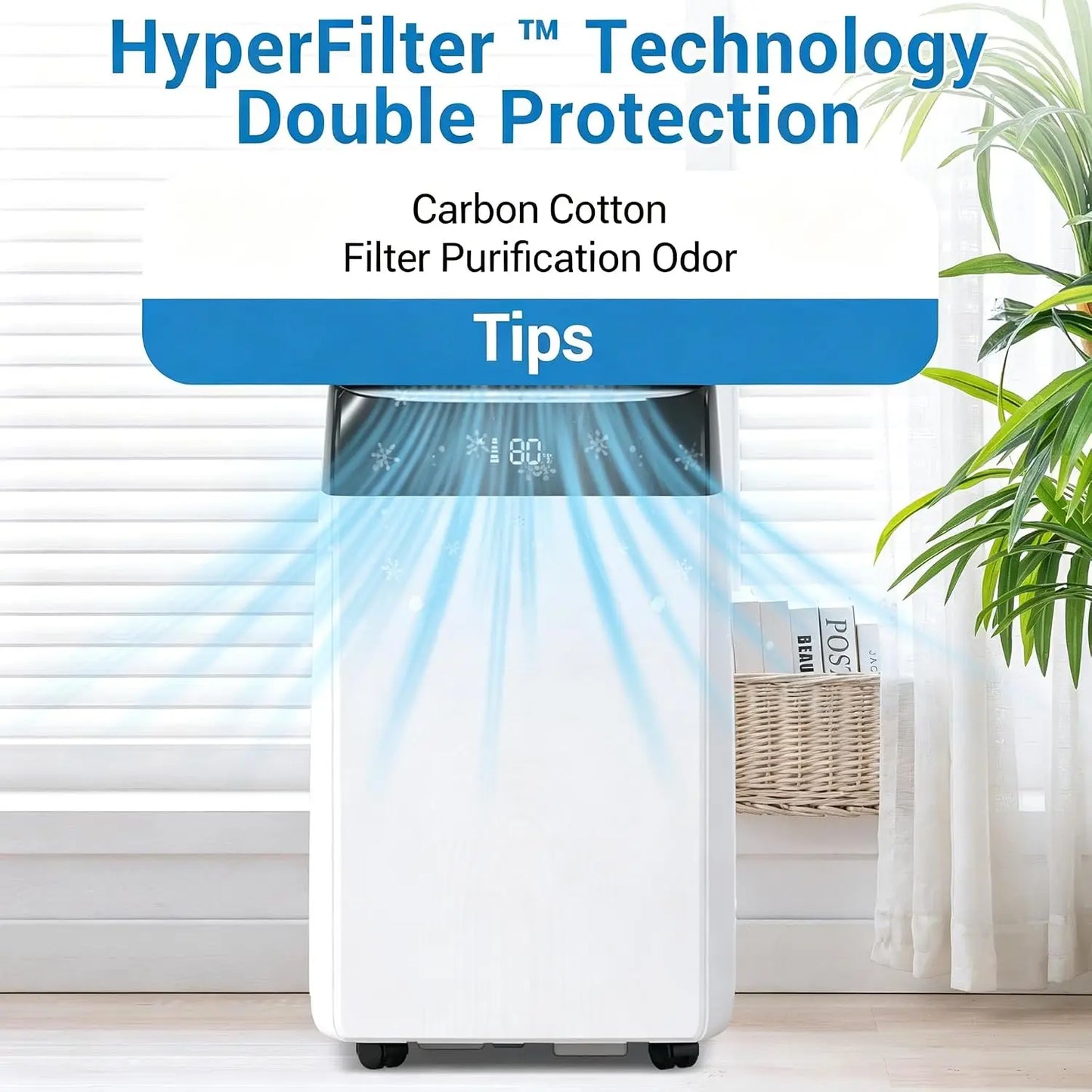 Portable 12000 BTU 3 In 1 Air Conditioner For Rooms