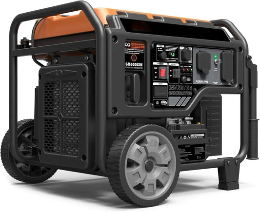 Portable Inverter Generator 6000W Open Frame Gas Powered Electric Start