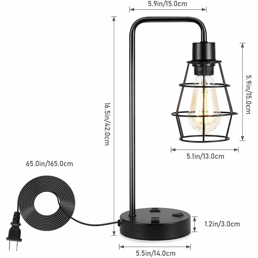 Living Room Table Lamp Set Of 2 Nightstand Lamps Bundle