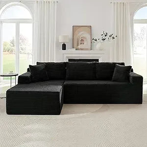 DAFIFY Boneless Sectional Couch With L Shaped Chaise