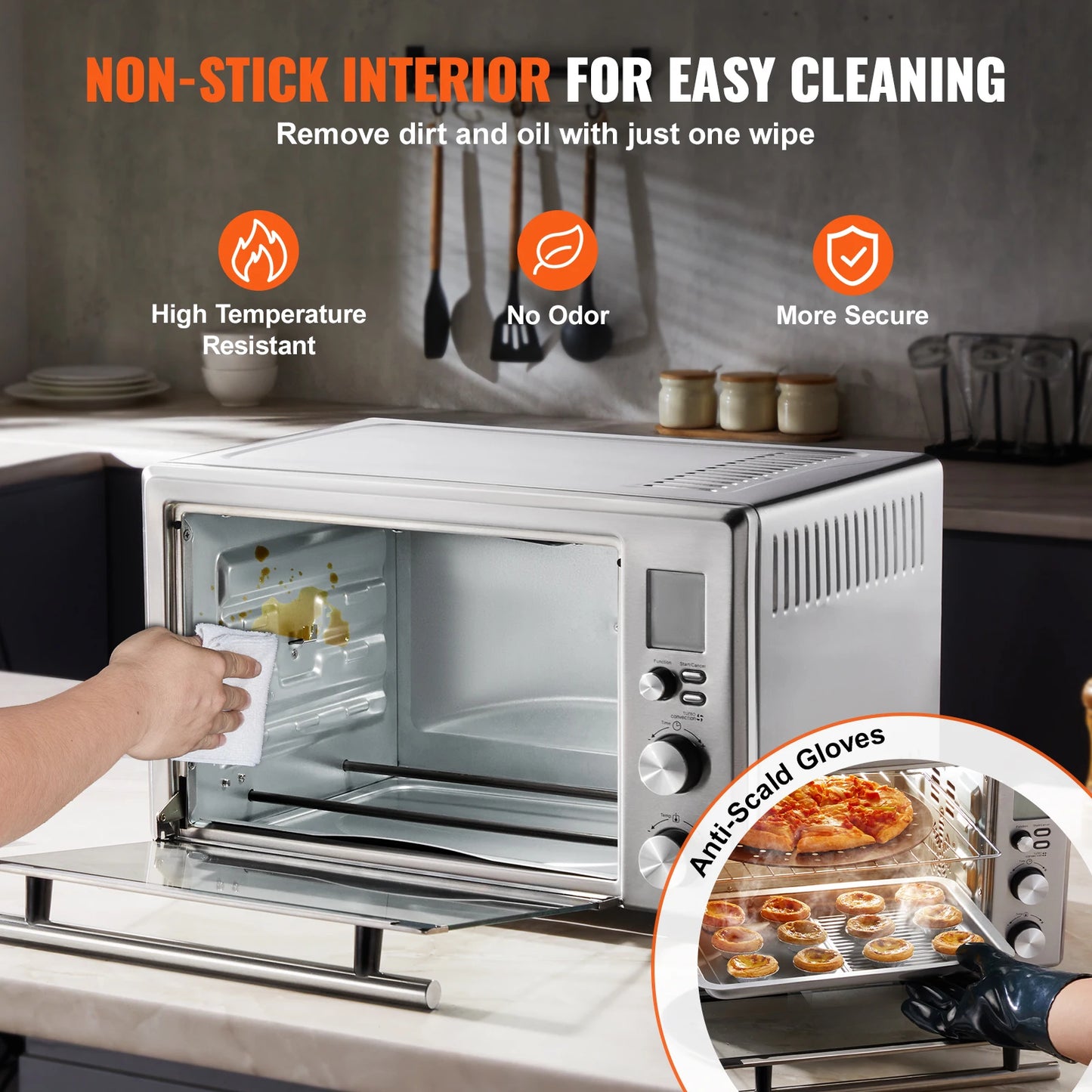SucceBuy Ten In One Convection Oven 1800W Countertop