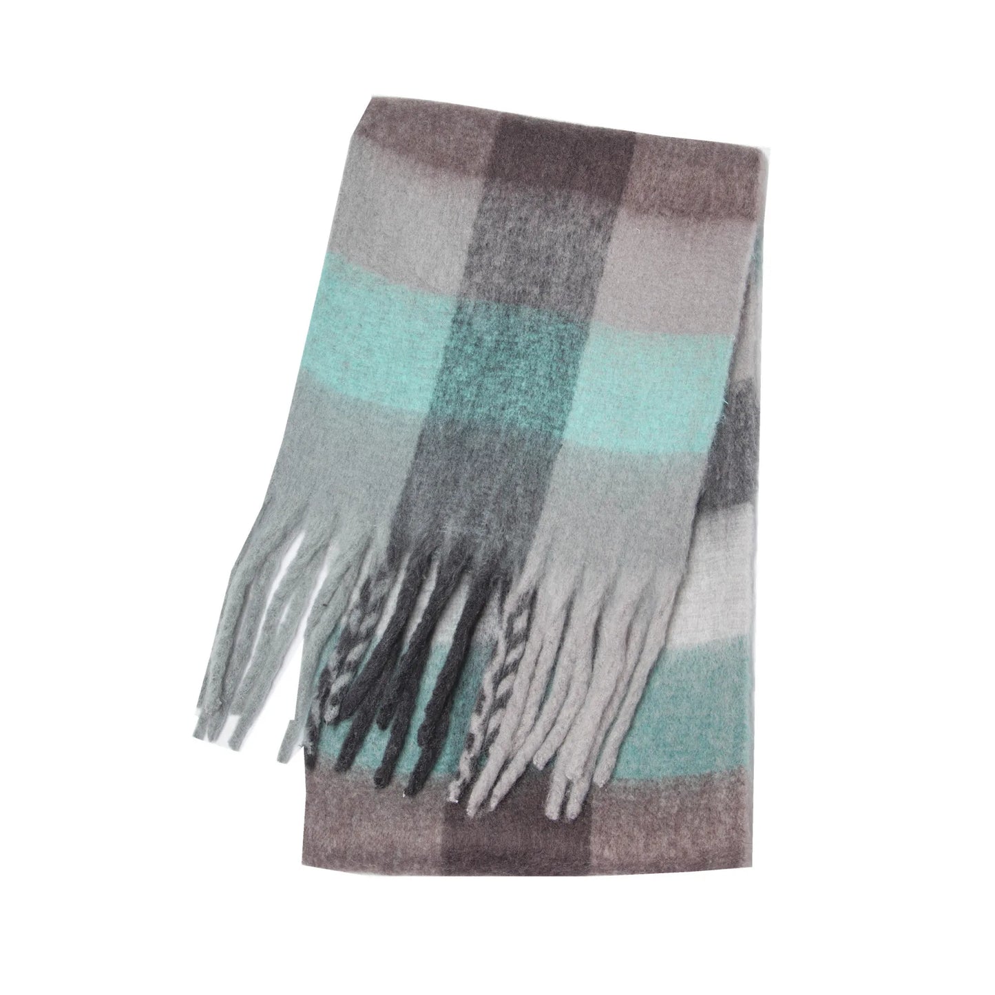 SENAIFEICN Winter Thick Warm Scarf Women Polyester Shawl