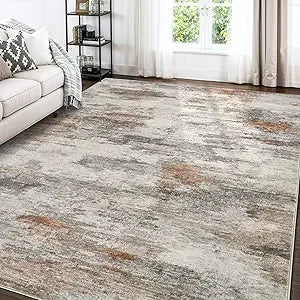 Hignconcerned Abstract Area Rug Machined For Living Room