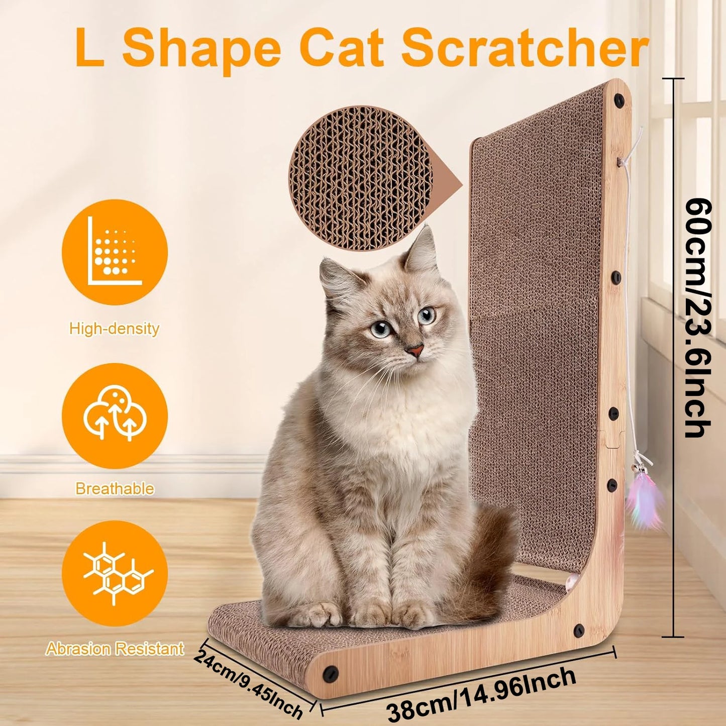 Guangdong L Shaped Cat Scratcher Cardboard Protector