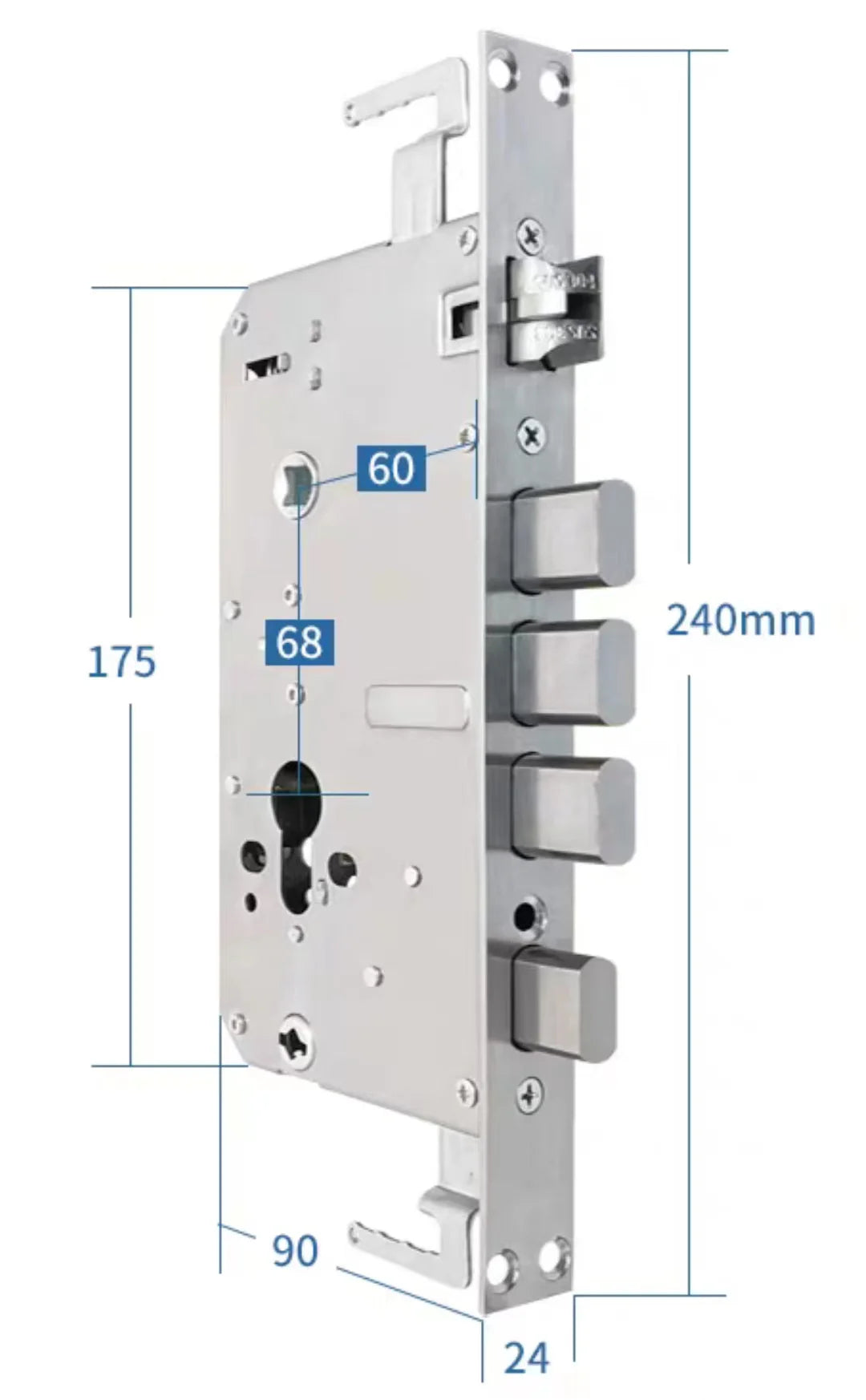 YKESDL Smart Door Lock With 3D Face Recognition And Camera
