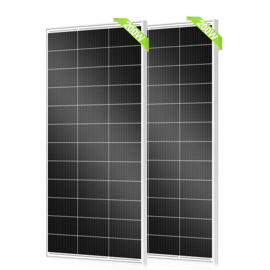 Rvpozwer 400W 12V Monocrystalline Solar Panel Off Grid