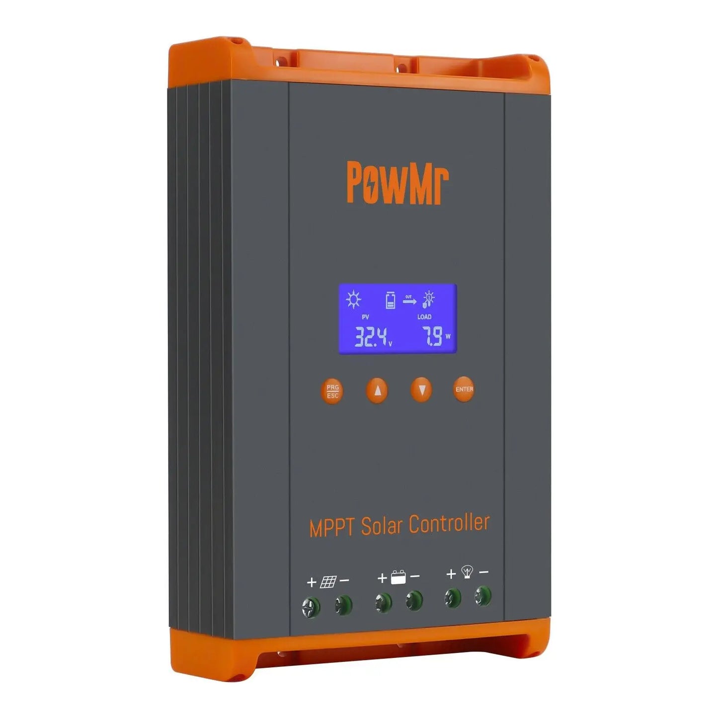 PowMr 60A MPPT Solar Charge Controller For 12V 24V 36V 48V Off Grid LED LCD