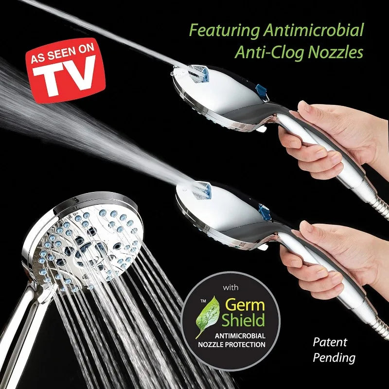 XMSJ High Pressure Handheld And Rain Shower Head Combo