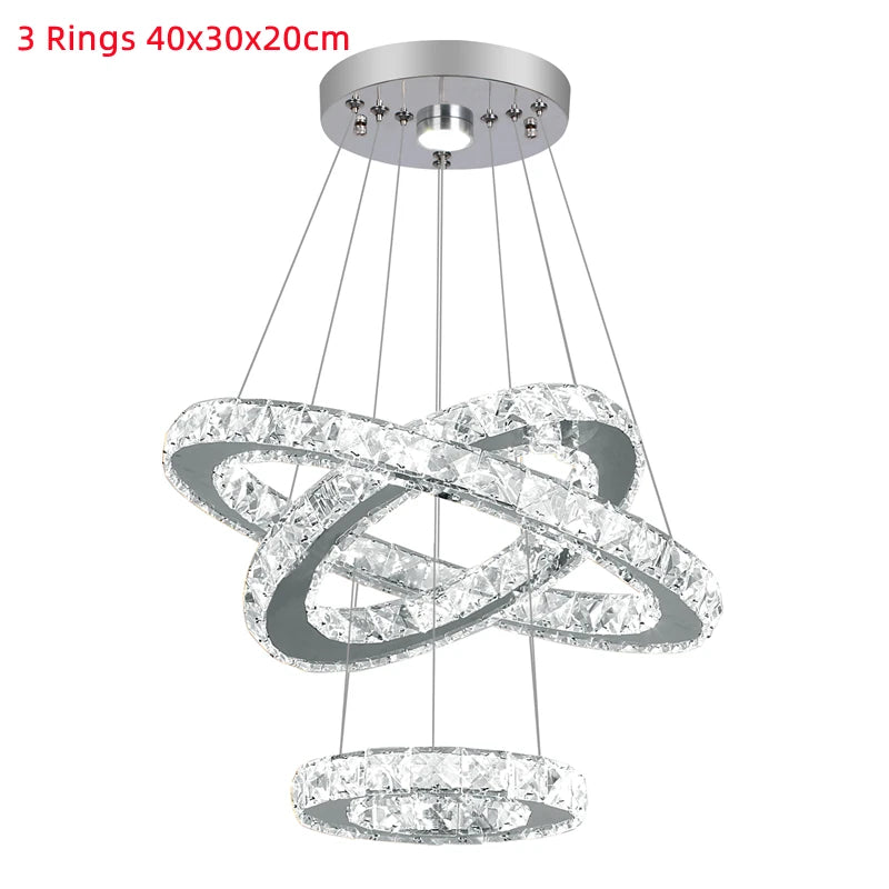 GreeLustr Crystal Chandeliers Luminaria Nordic Pendant Lamp