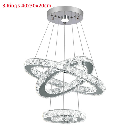 GreeLustr Crystal Chandeliers Luminaria Nordic Pendant Lamp
