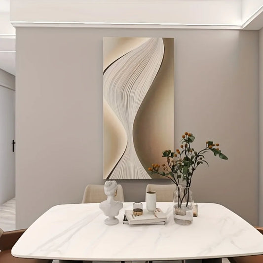 Hign-concerned Modern Abstract Silk Canvas Wall Art Frame