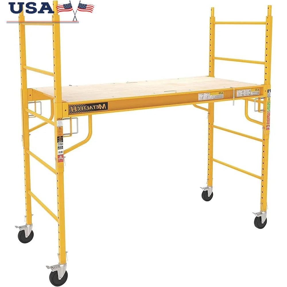 XMSJ Heavy Duty Scaffolding Platform Workbench With Adjustable Height