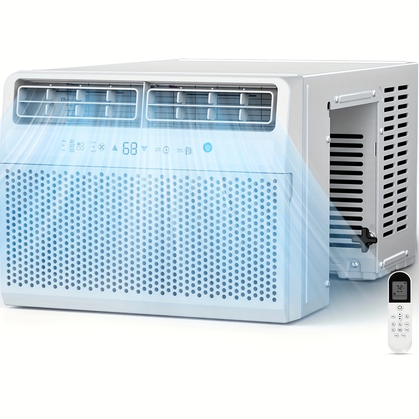 U Shaped Window Air Conditioner With Remote And Energy Saving