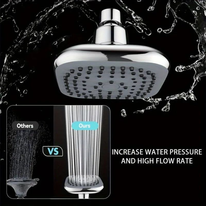 Hign-concerned Square Top Shower Head Wall Mounted Pro