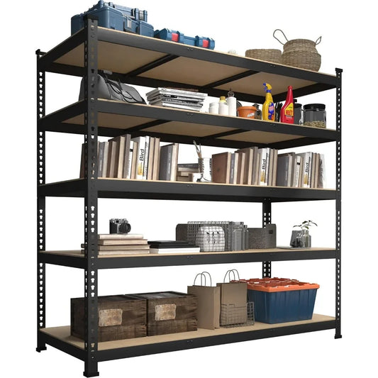 Adjustable Garage Storage Shelves Heavy Duty Metal Rack