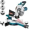 DOVAMAN Sliding Miter Saw With 3 TCT Blades Laser Guide