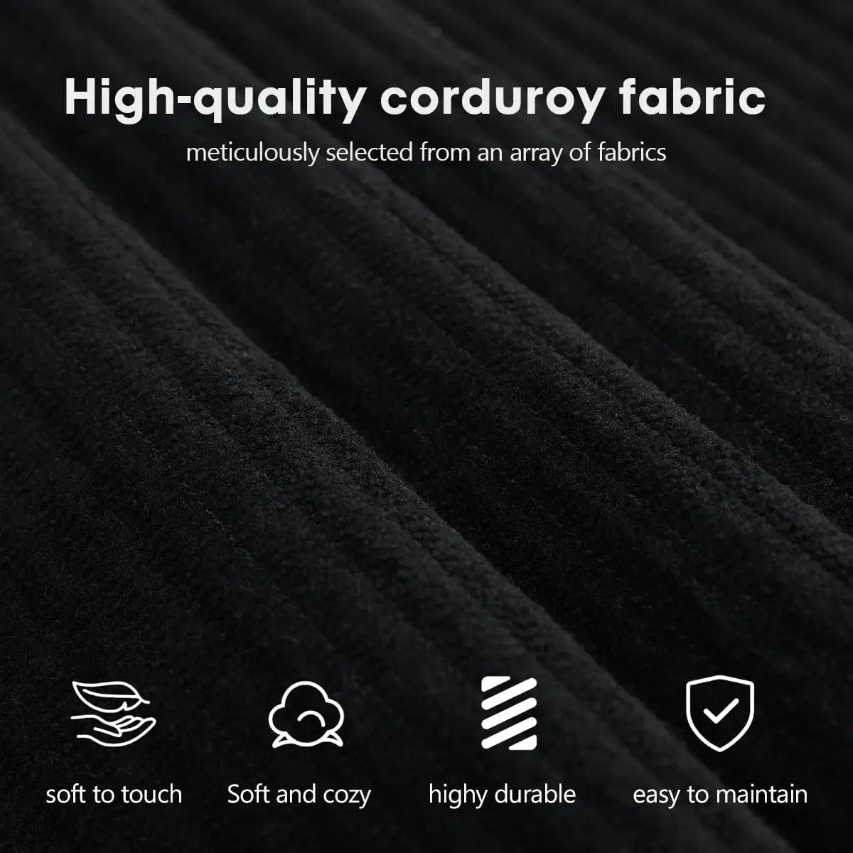 Modular Sofa Bed Four In One Corduroy High Density Foam