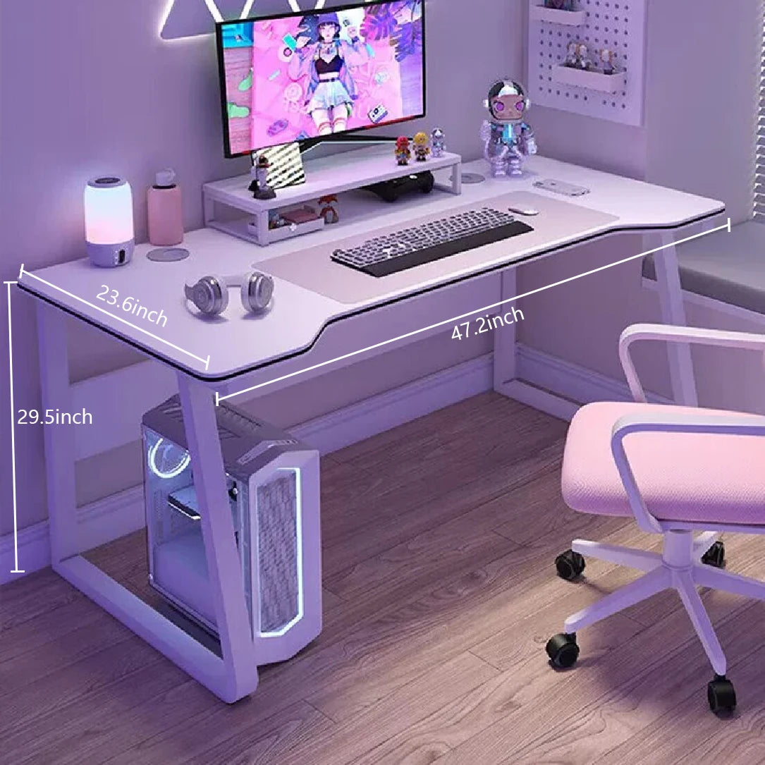 WXJHL Gaming Desk Computer Writing Table Modern Wood Office