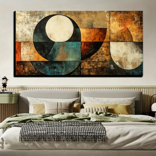 Hign-concerned Abstract Wall Art Framed Living Room Mural