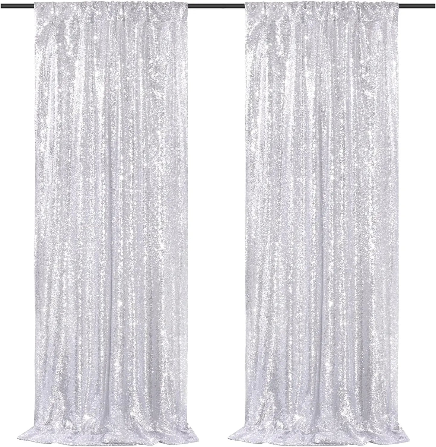 Hign-concerned Sequin Backdrop Curtain for Party Decor