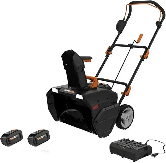 XMSJ Cordless Snow Blower WG471 With Brushless Motor Batteries Included