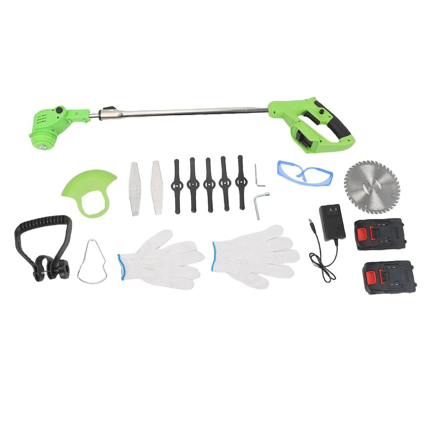 Meterk Cordless String Trimmer Brushless Grass Cutter With Telescopic Handle