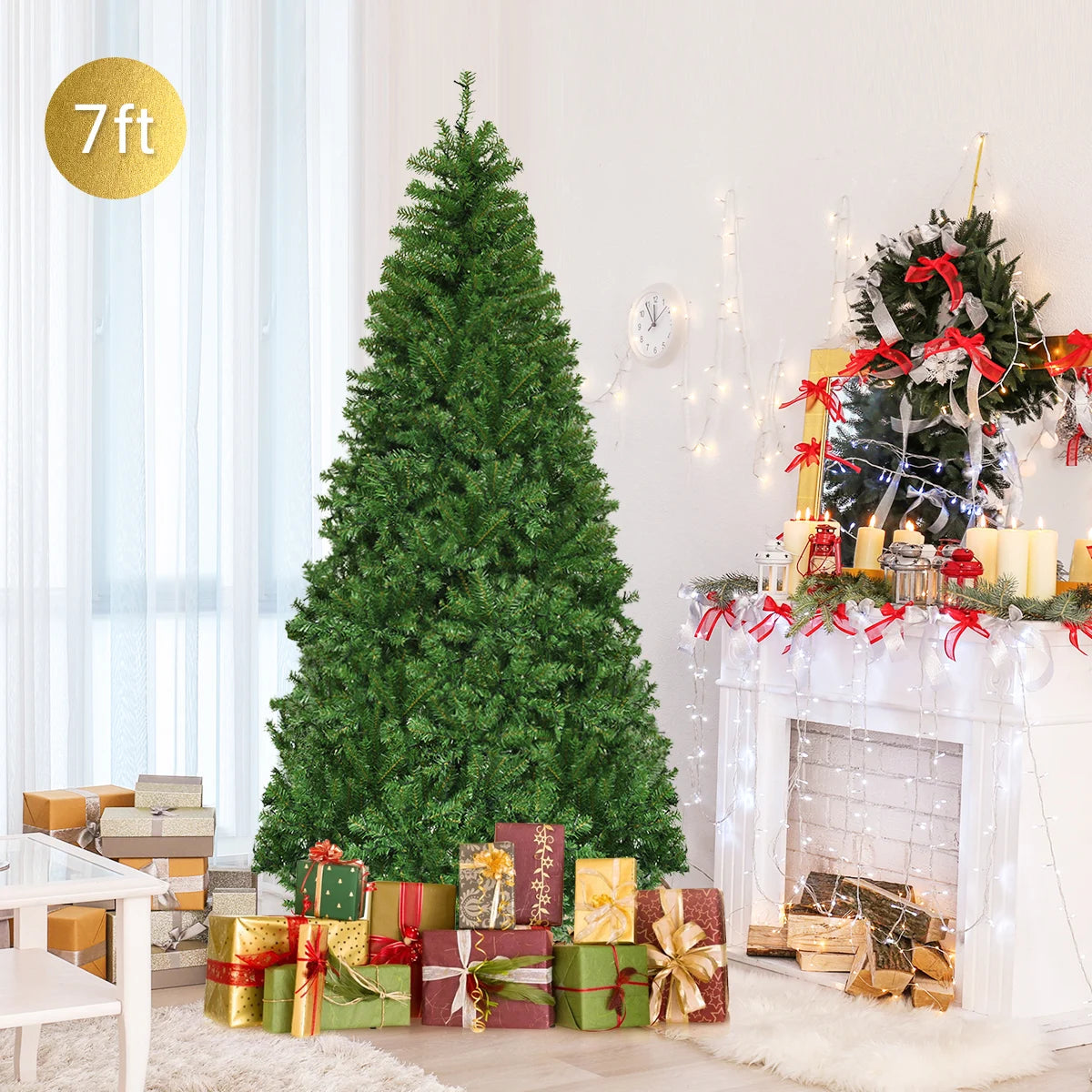 Multigote Prelit Christmas Tree With 500 LED Lights Stand