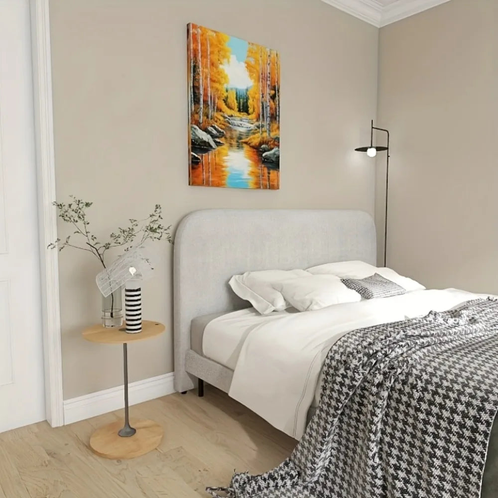 Hign-concerned Art Deco Landscape With Pine Frame Decor