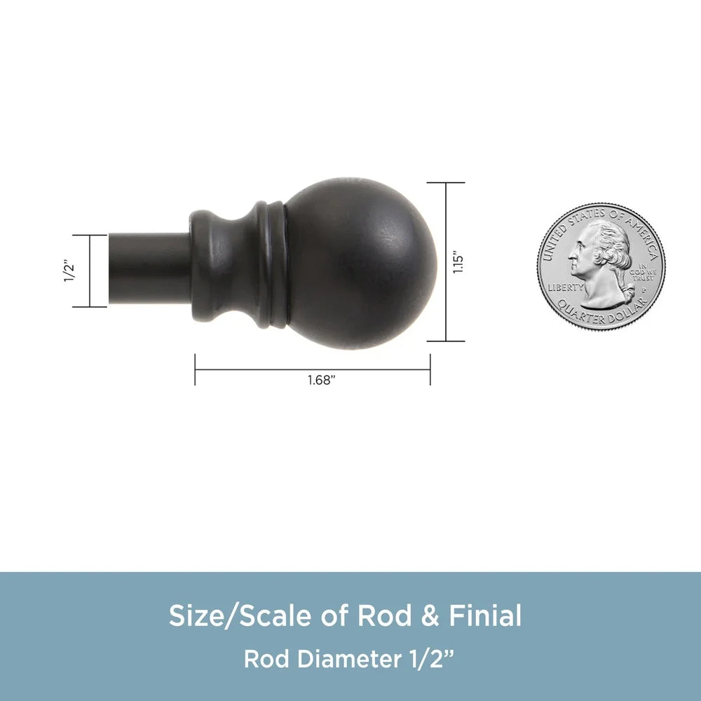 XMSJ Adjustable Curtain Rod Davenport Petite Cafe Decor