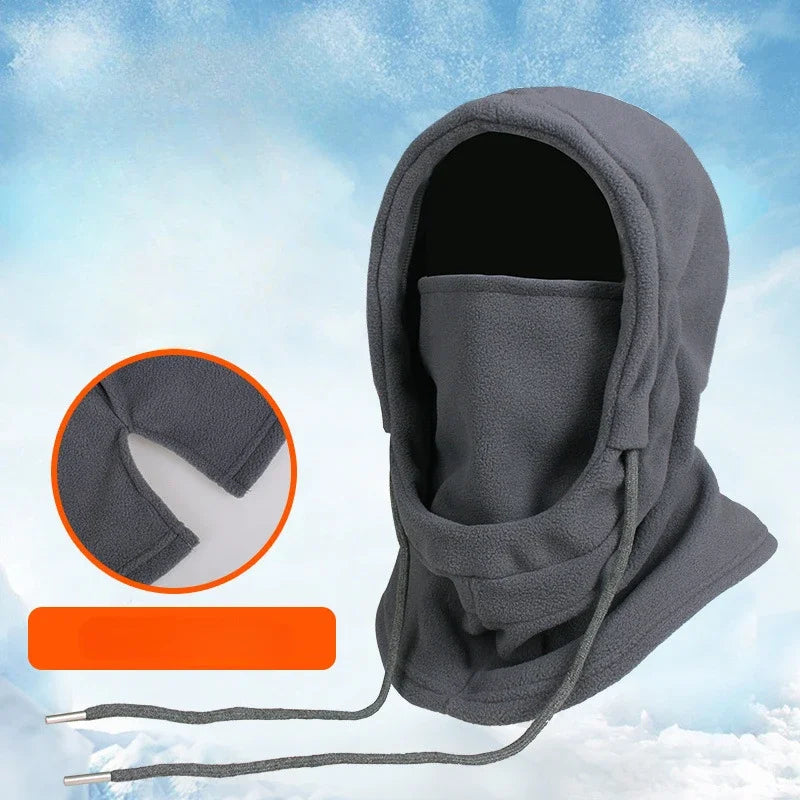 NONECN Warm Fleece Balaclava Unisex Winter Face Mask Hood
