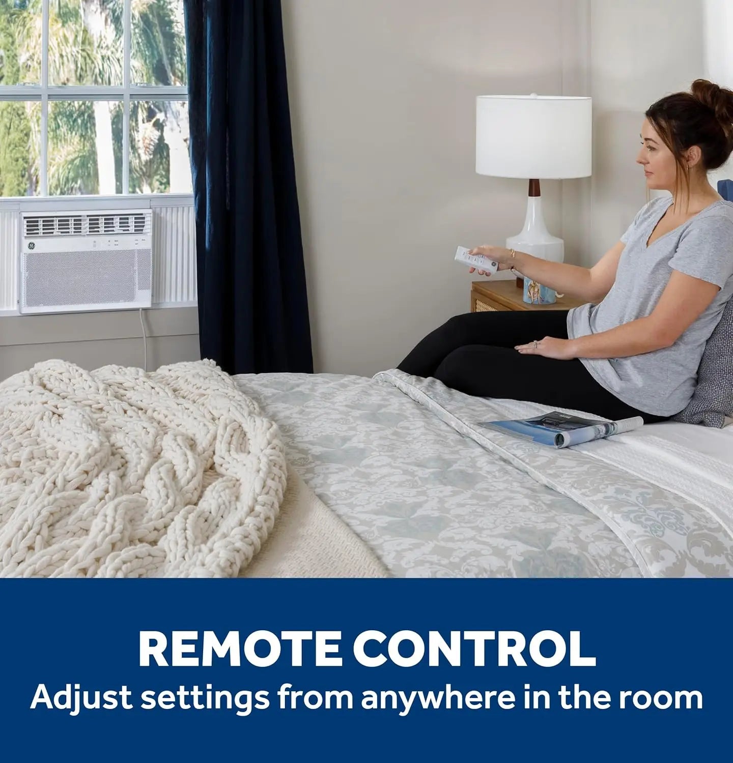 XMSJ WiFi Enabled Air Conditioner 12000 BTU 550 Sq Ft