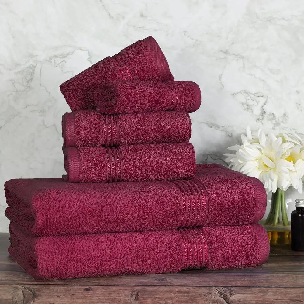 DUTRIEUXCN Egyptian Cotton Towel Set Superior Absorbent