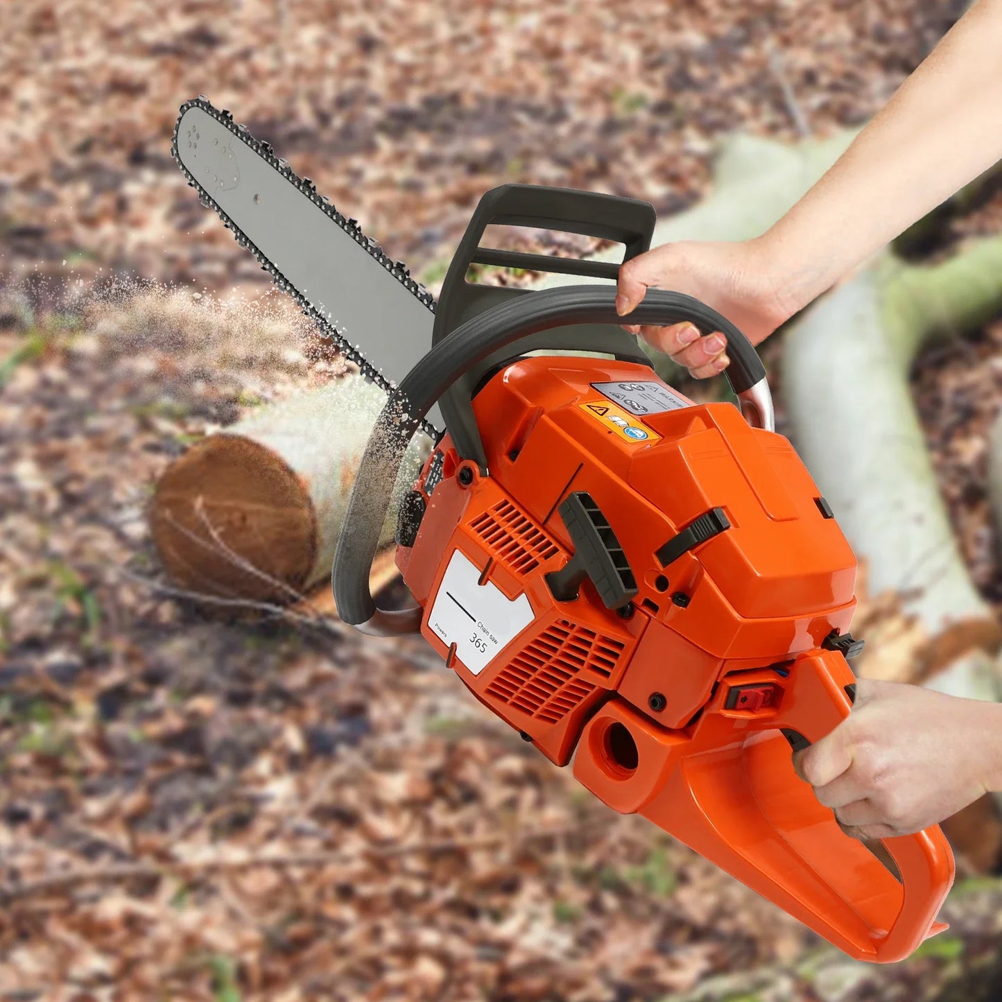 Gasoline Chainsaw 2 Stroke Engine For Wood Cutting Power