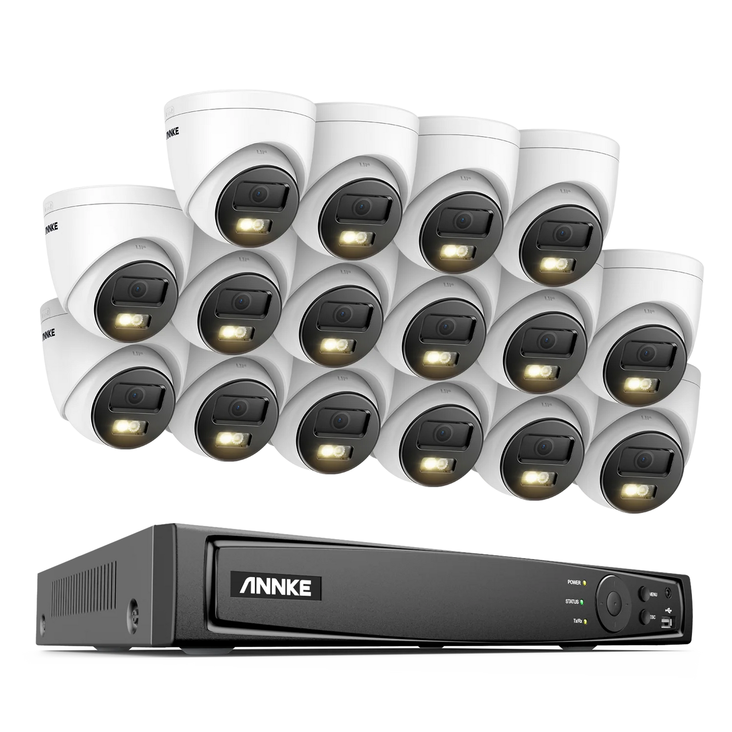 ANNKE 16 Channel NVR 12MP HD IP Security Camera System