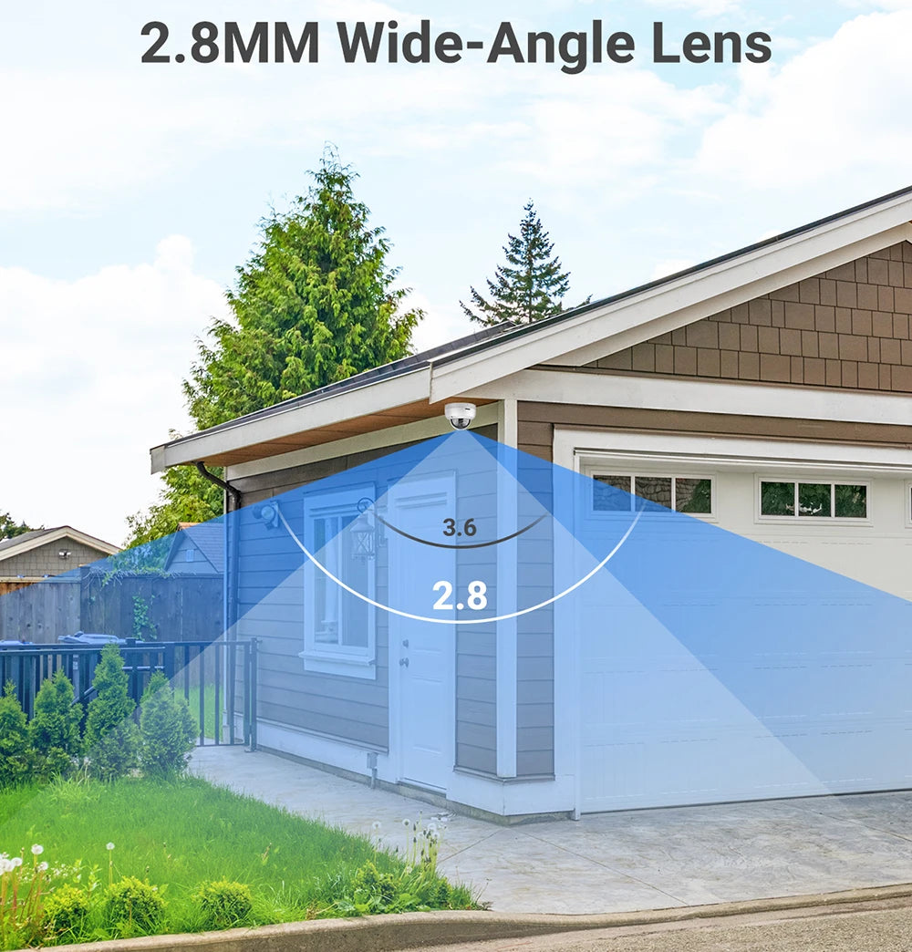 ANNKE 5MP FHD POE Security System H265 Plus NVR 8ch