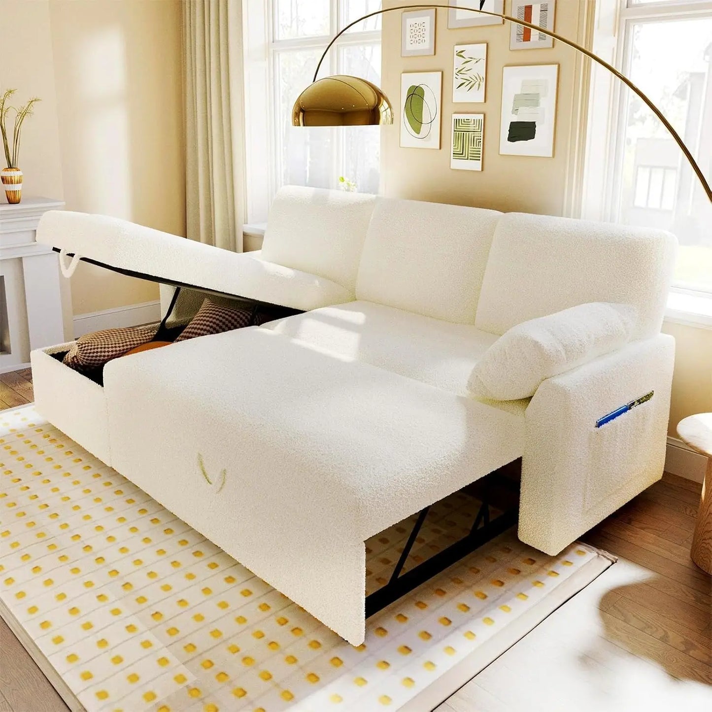 Hign-concerned Sleeper Sofa Bed 2 In 1 Pull Out Couch