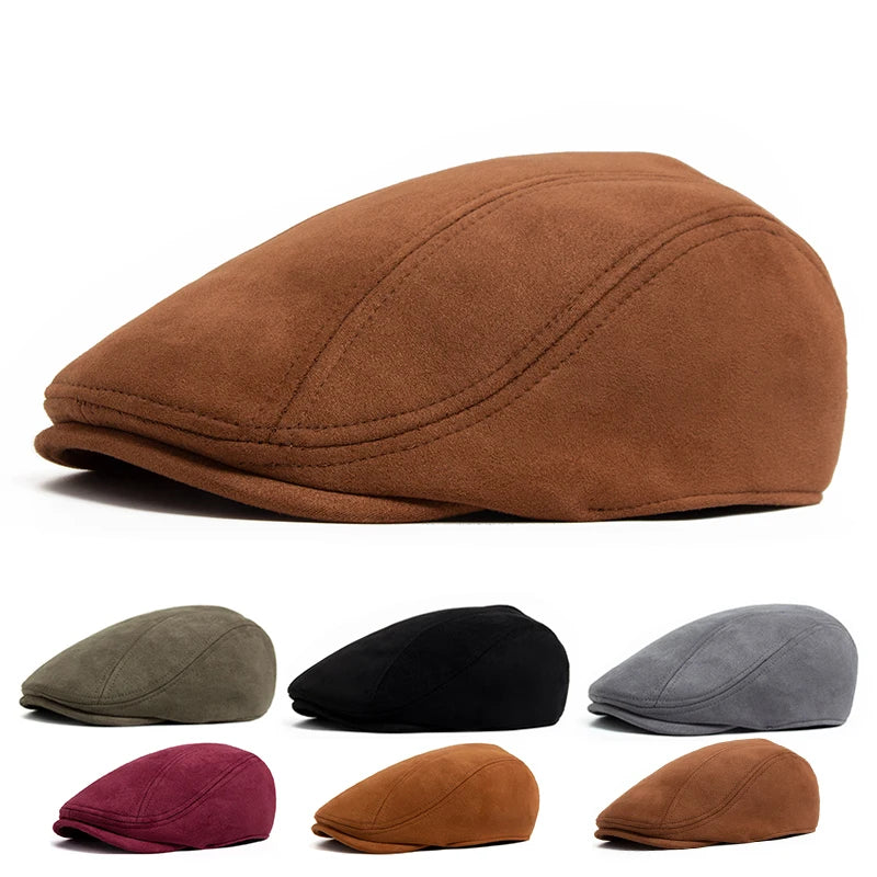 Unisex Polyester Beret Newsboy Hat For Men Women Casual Style