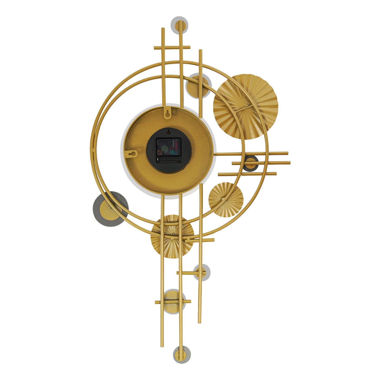 Combination Modern Wall Clock Iron Silent Decorative Clock