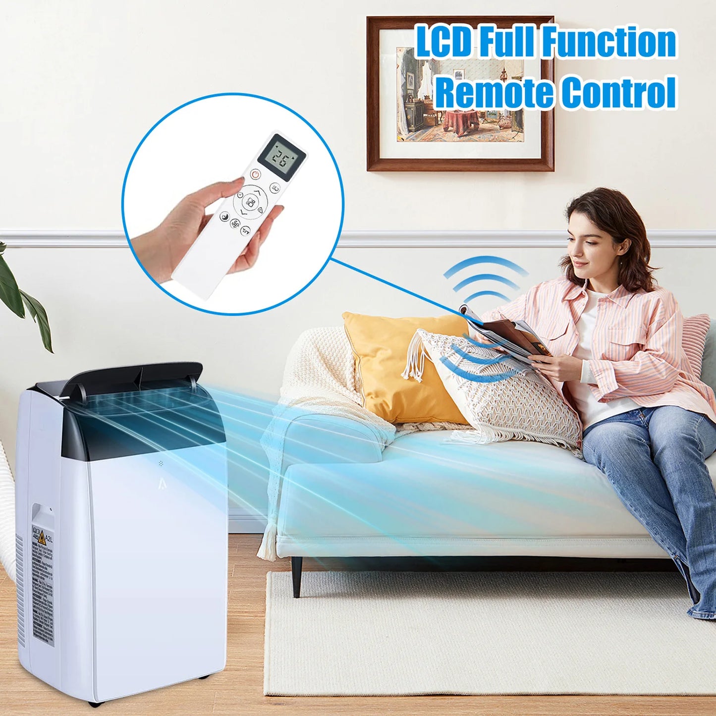 Acekool Portable Air Conditioner 3 In 1 Dehumidifier Fan