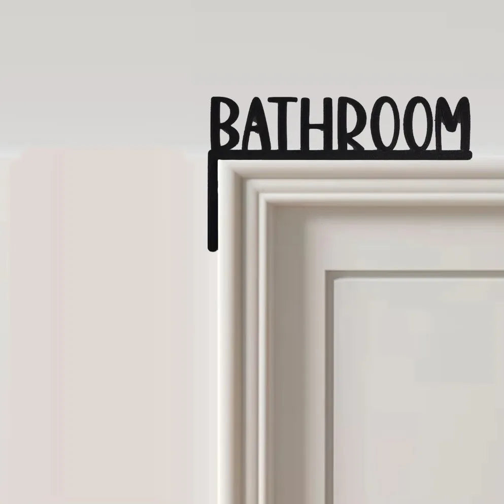 HELLOYOUNG Wall Mounted Bathroom Sign Letter And Number