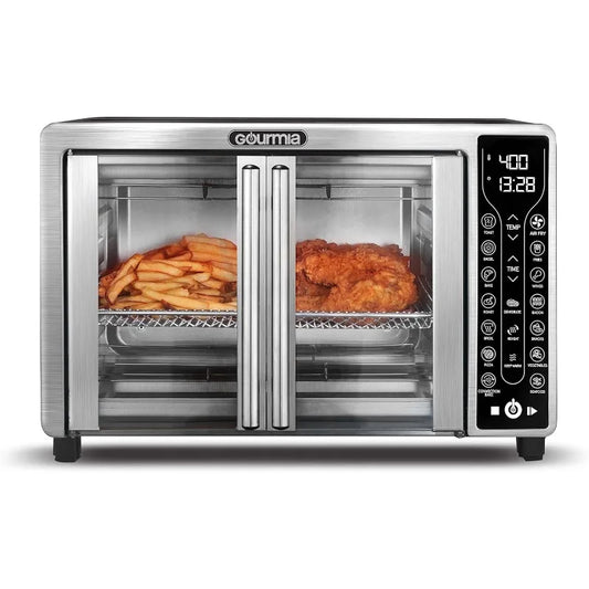 XMSJ Toaster Oven Air Fryer Combo 17 Presets French Door
