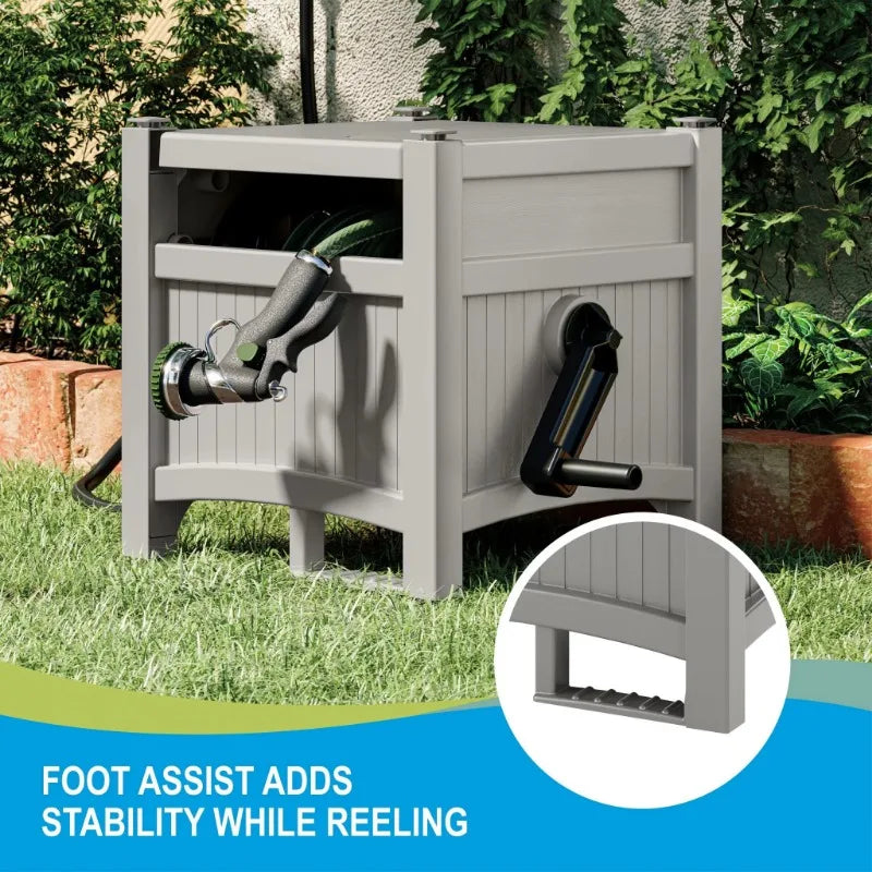 Suncast Hose Hideaway Reel Garden Hose Storage System