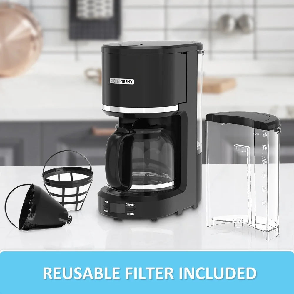 XMSJ Programmable Drip Coffee Maker With Auto Shut Off
