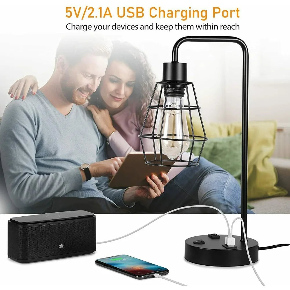 Living Room Table Lamp Set Of 2 Nightstand Lamps Bundle