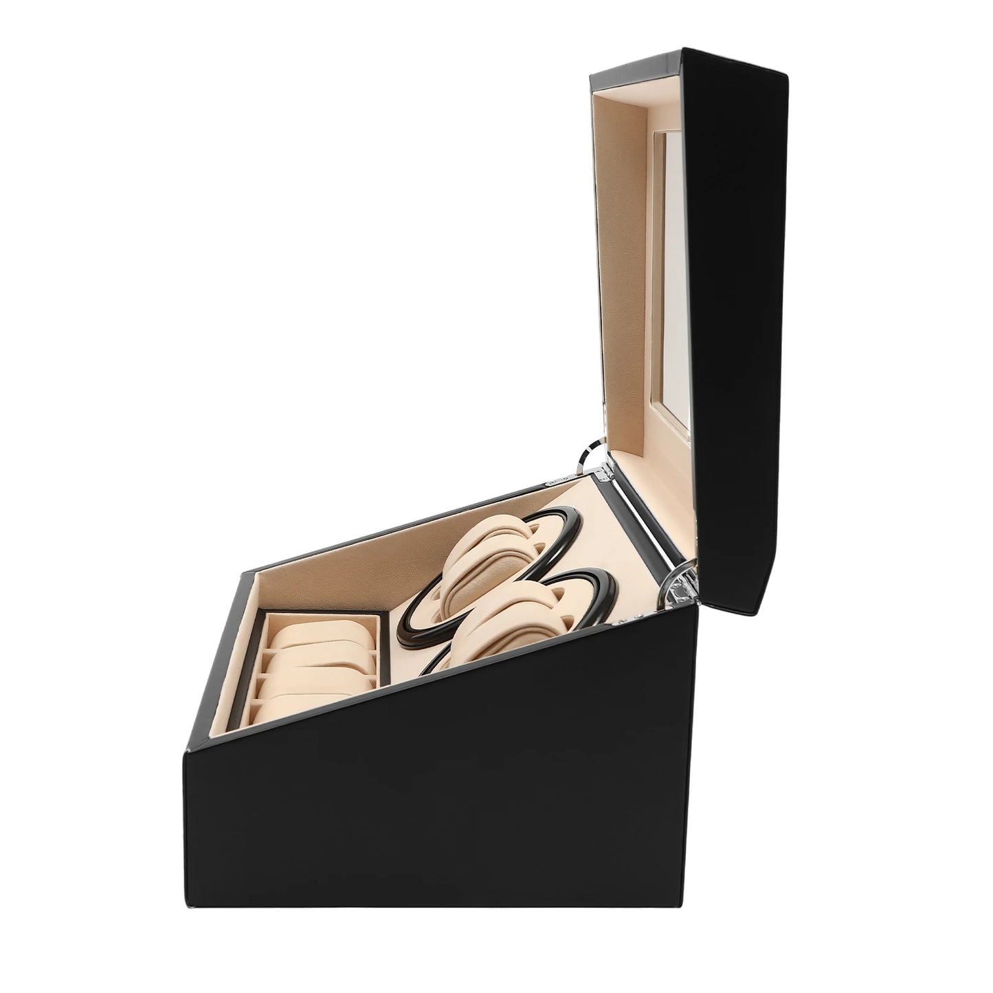 Watch Winder Automatic Rotation Velvet Display Box