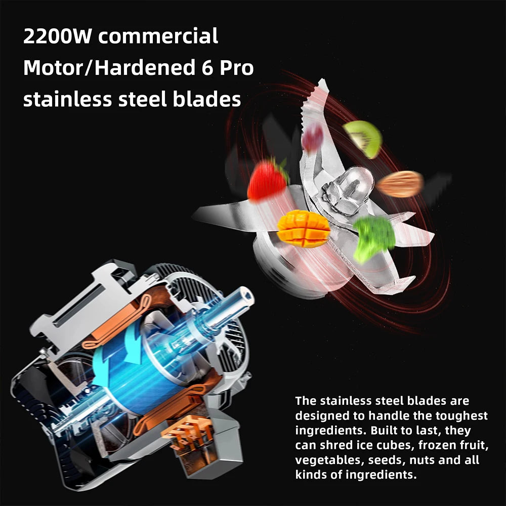 Biolomix Automatic Blender For Smoothies Ice Crushing