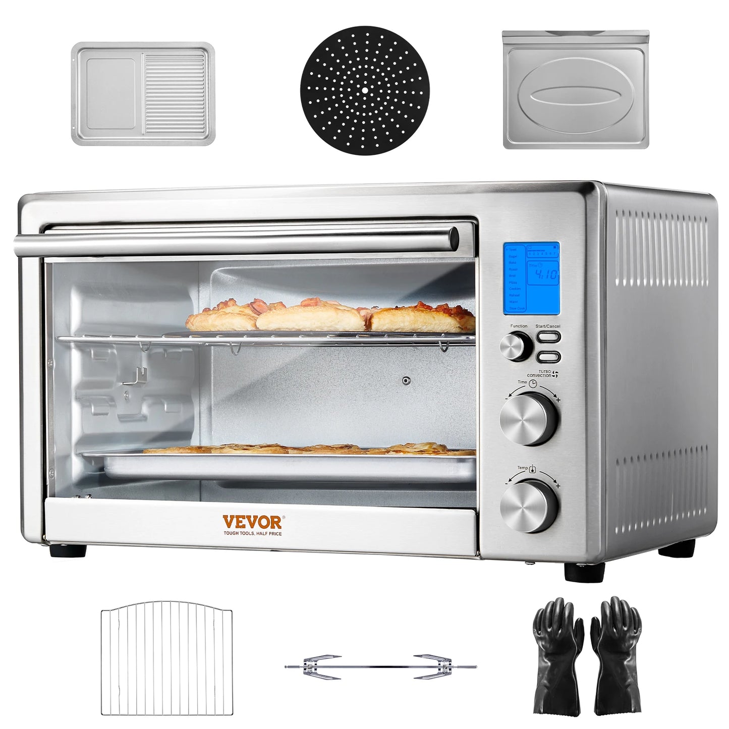 SucceBuy Ten In One Convection Oven 1800W Countertop